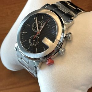 Gucci Men's G-Chrono 101 Series Quartz 43mm Sapphire Stainless Watch YA101361